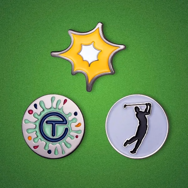 Economy Soft Enamel Golf Ball Marker 1.25"