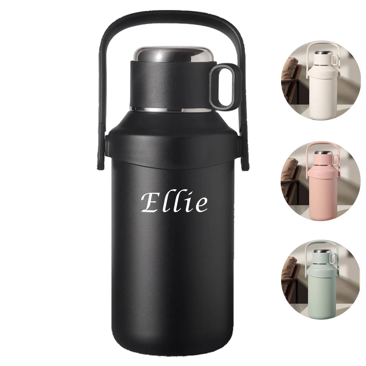 35 oz Large Capacity Stainless Steel Vacuum Insulated Bottle, custom water bottle with logo imprint 1