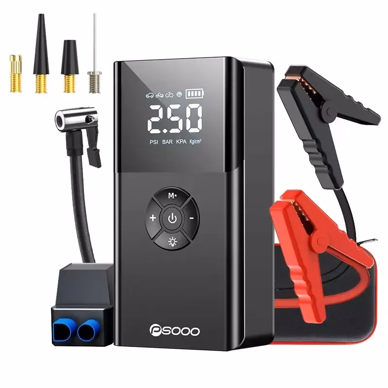 Portable Car Jump Starter with Air Compressor -Peak 1000A
