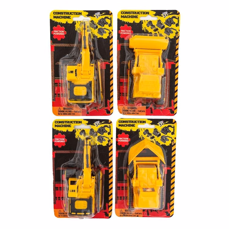 Friction Powered Construction Vehicles - Assorted