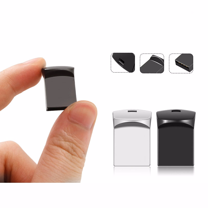 4GB Mini USB Flash Drive w/ keMDRing