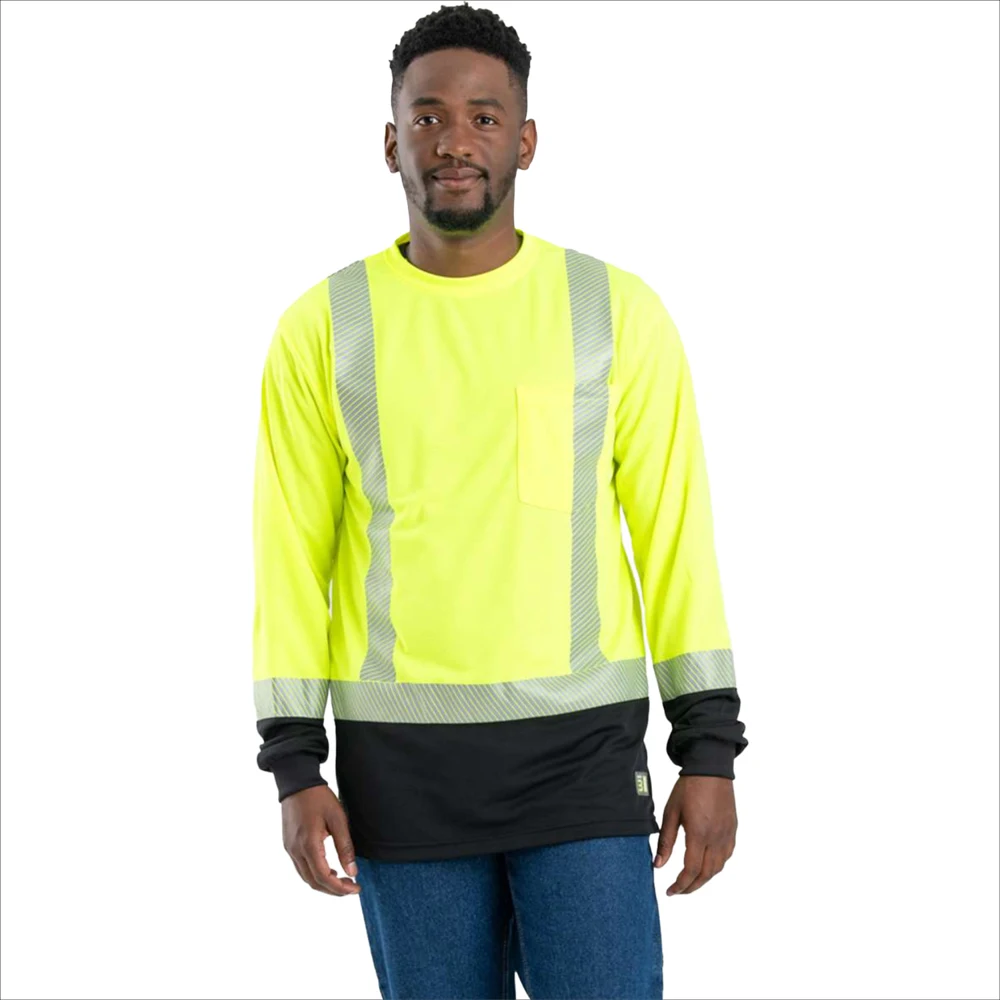 BERNE® Men's Hi-Vis Class 3 Color Blocked T-Shirt 1