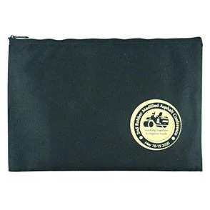 10 Oz. Colored Canvas Zippered Portfolio 1