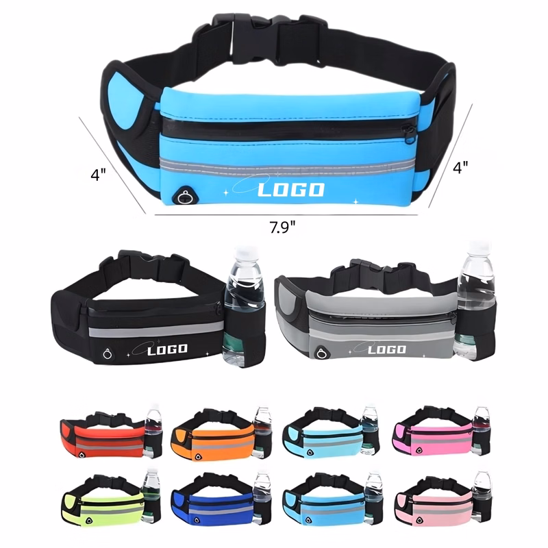 Sports Waterproof Fanny Pack With Water Holder