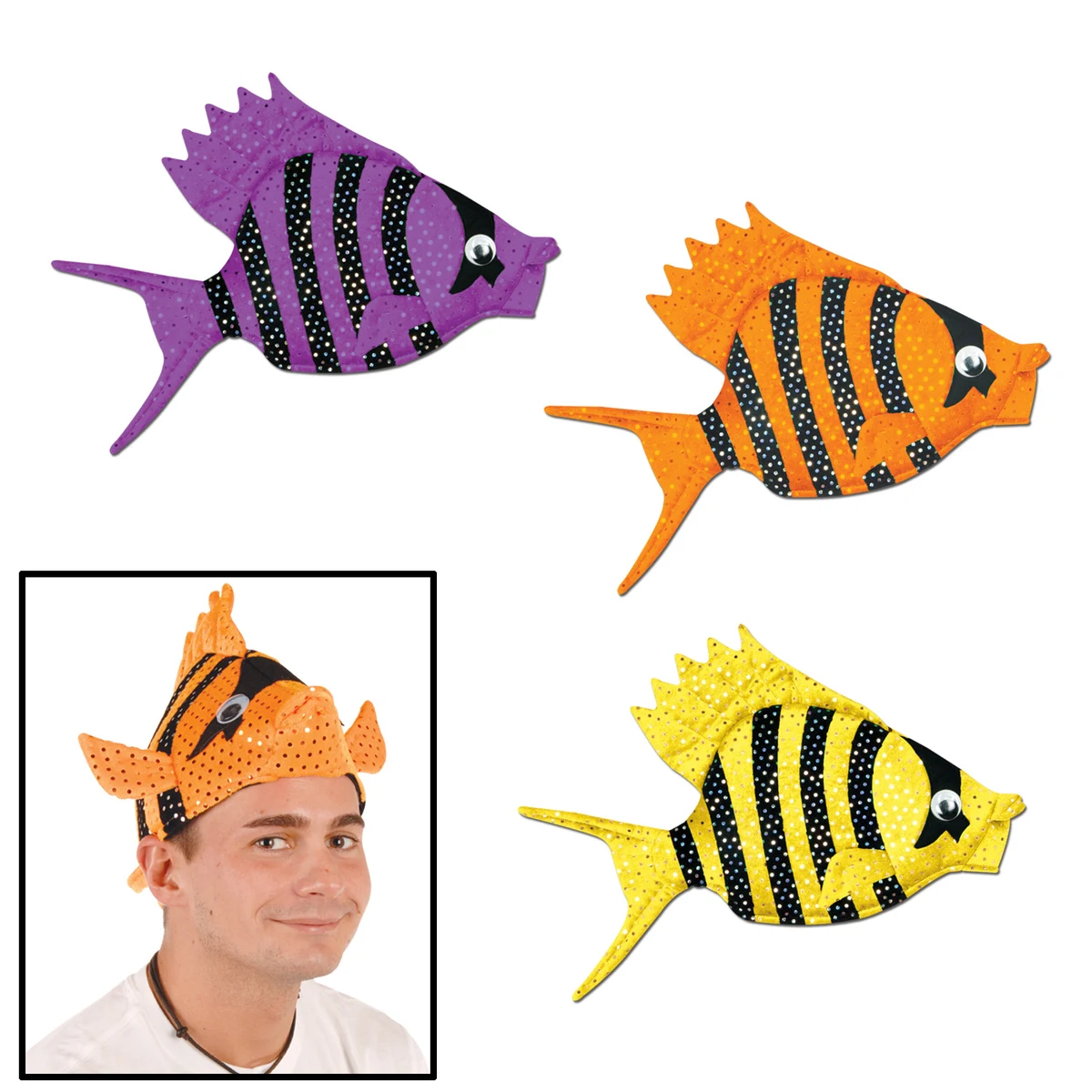 Luau Fish Hats 1