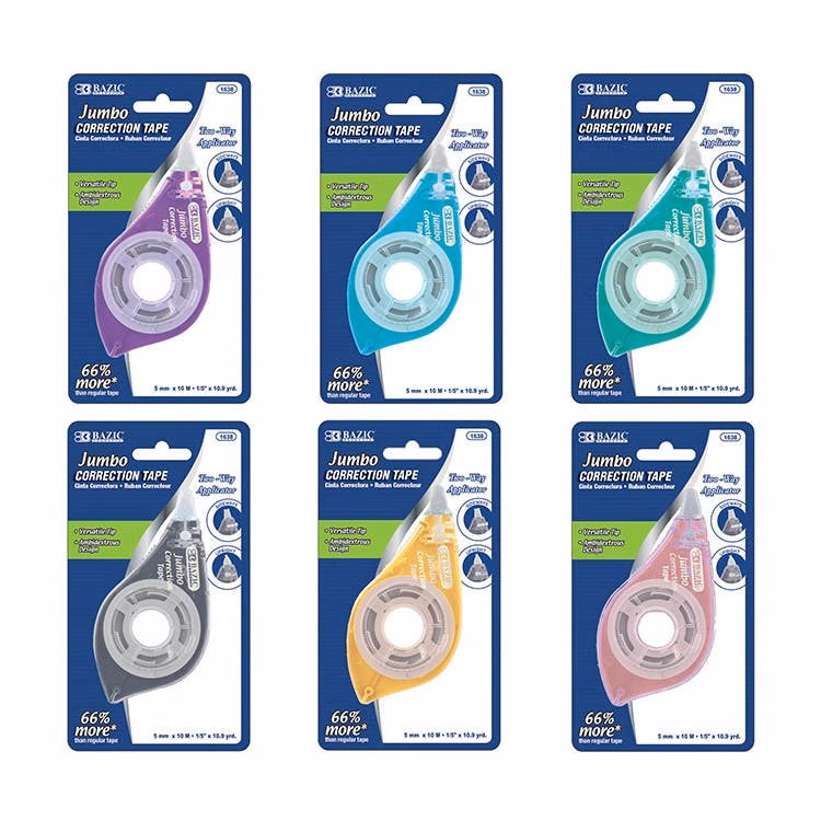 Jumbo Correction Tape - Two Way Design
