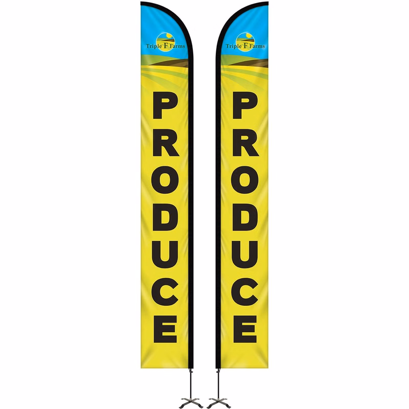 15' Portable Double Sided Half Drop Kit w/ Cross Base
