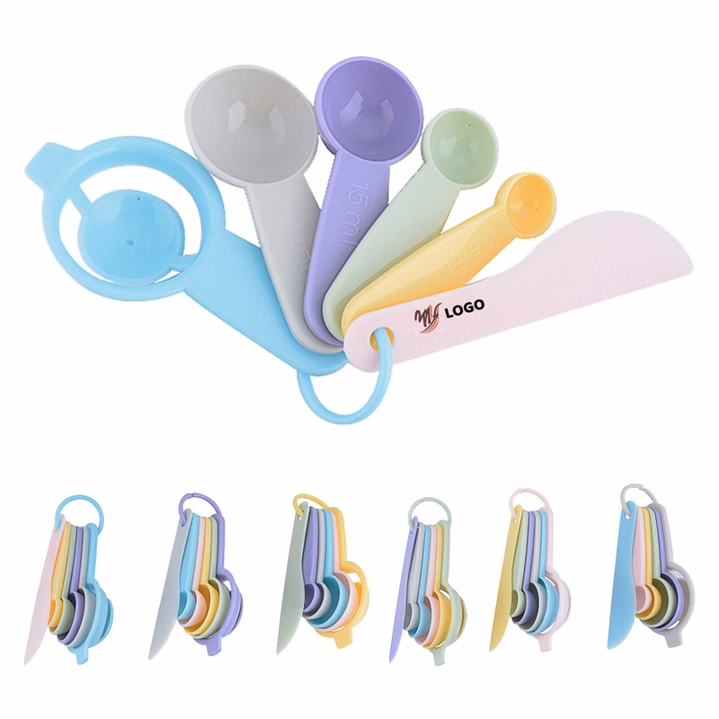 6 In 1 Plastic Measuring Spoons Kits