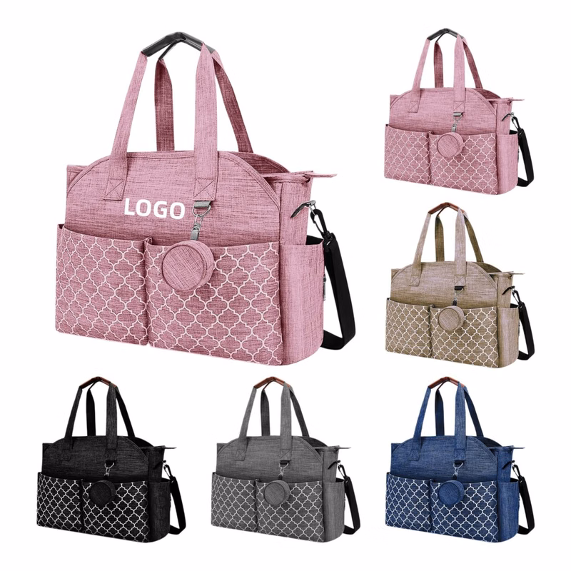 Large-Capacity Dacron Baby Diaper Bag
