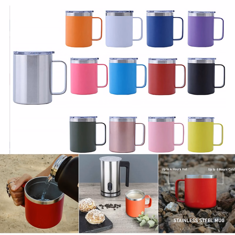 Double wall stainless steel Camper Vacuum Mug 12oz