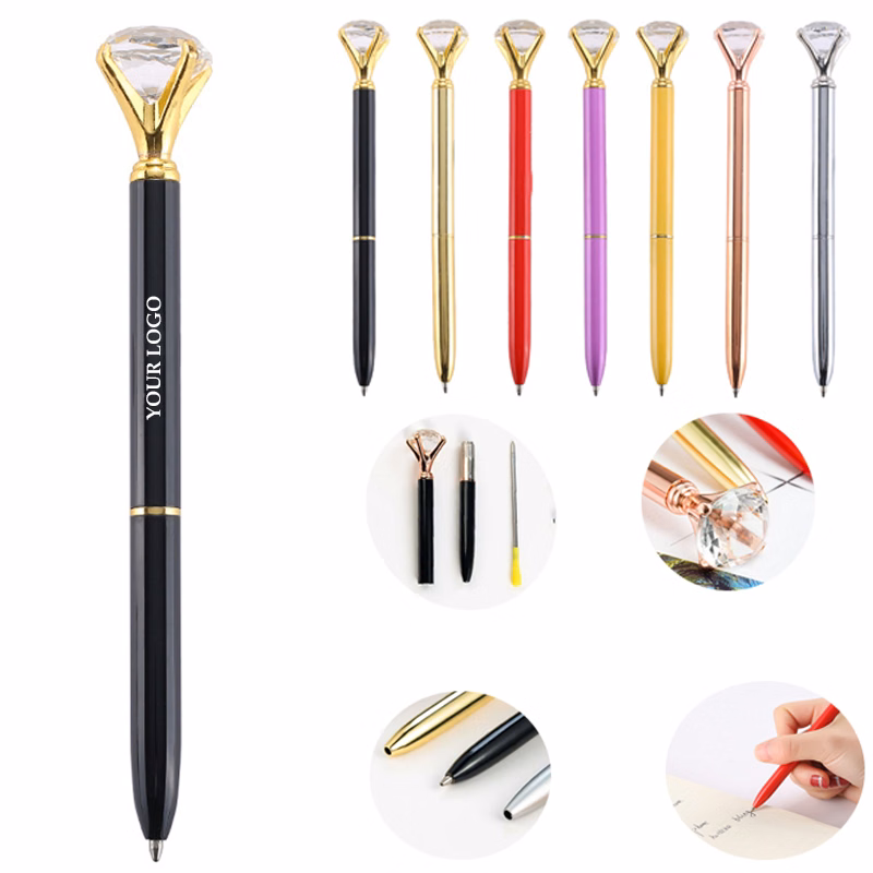 Diamond Ballpoint Pens with Crystal