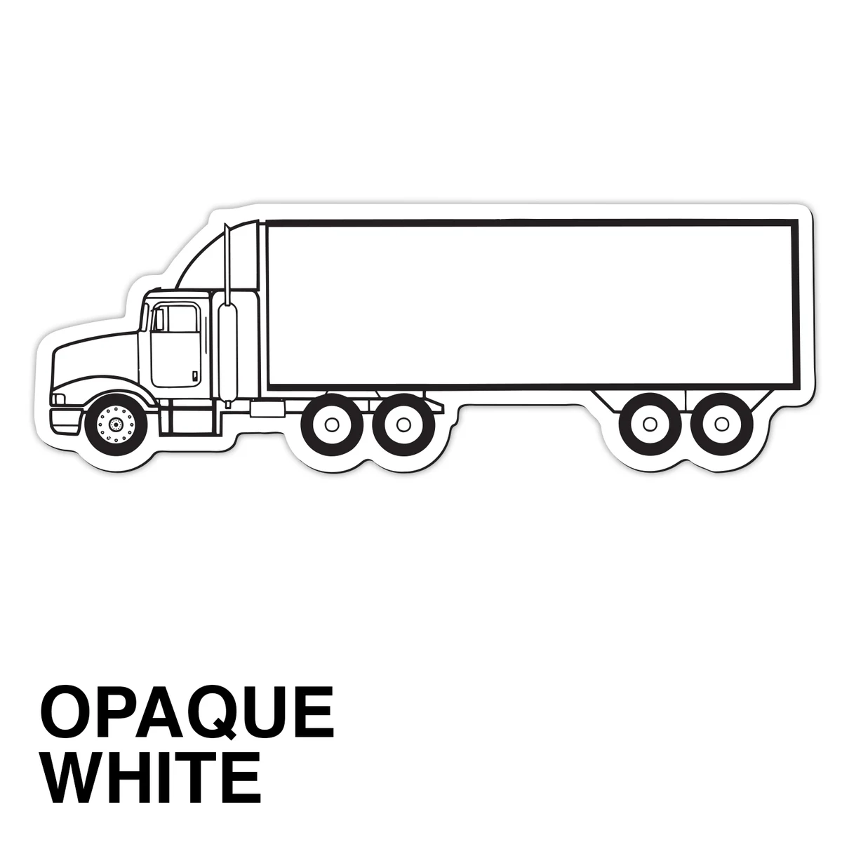 18 Wheeler Truck Magnet - Full Color 1