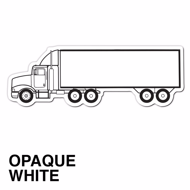 18 Wheeler Truck Magnet - Full Color