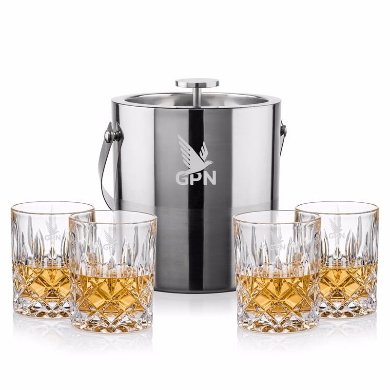 Catania Ice Bucket & RIEDEL Spey On-the-Rocks Set
