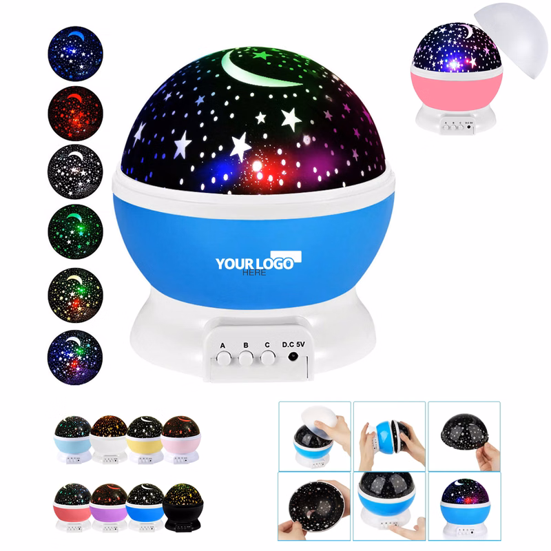 Moon Star Projector Desk Lamp