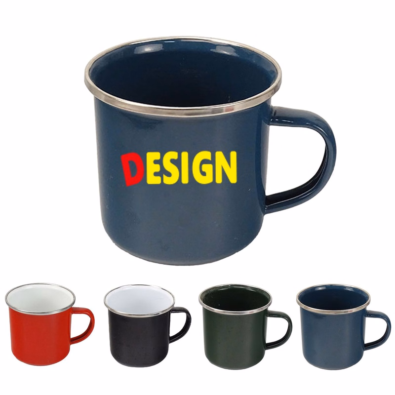 Enamel Camp Mug For Outdoor Use