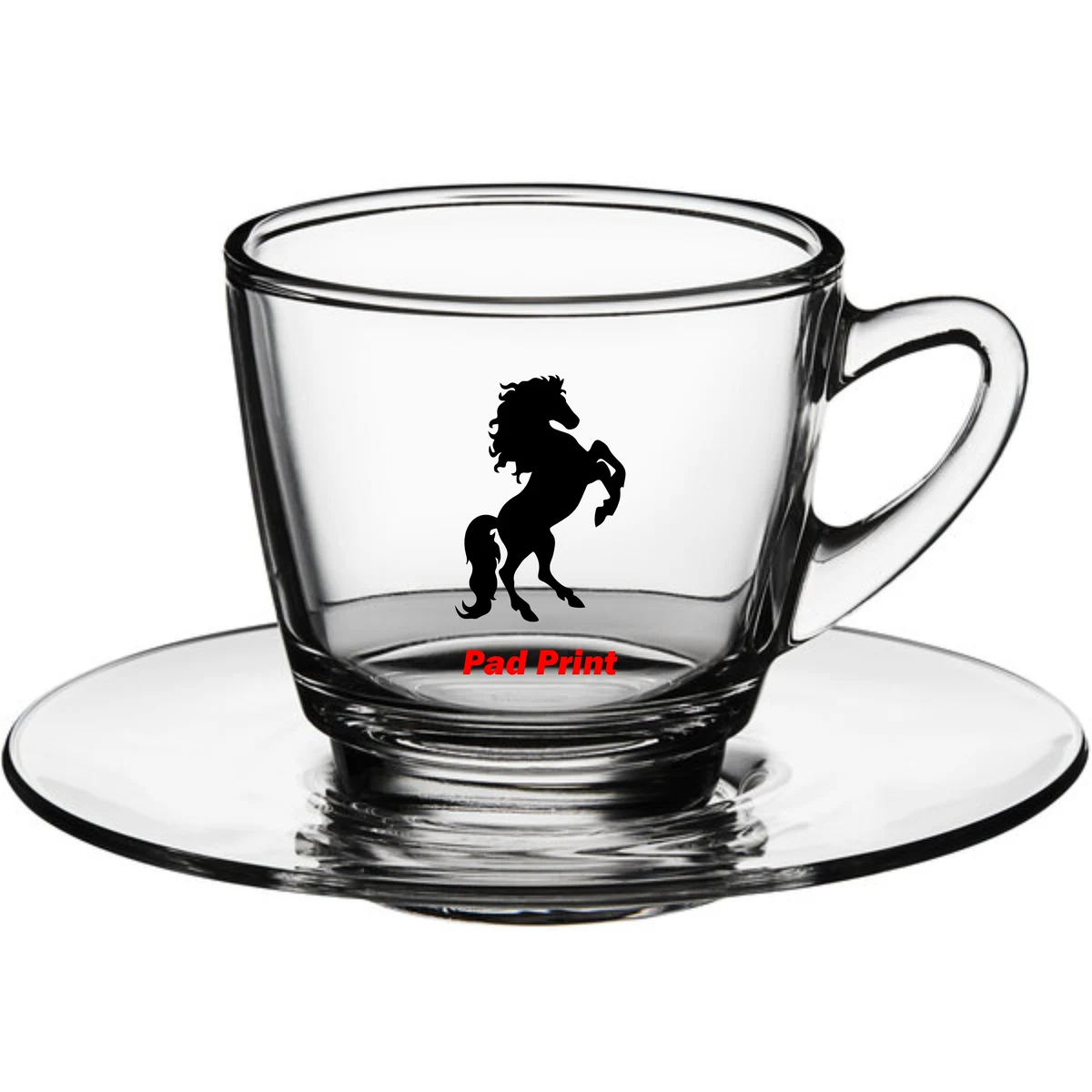 Acopa 8.5 oz Coffee Cup and Saucer Set - Dishwasher Resistant 1