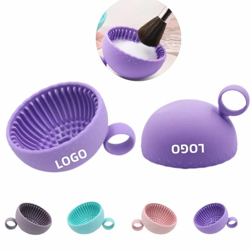 Silicone Makeup Brush Scrubber Cleaner Bowl Cosmetic Wash