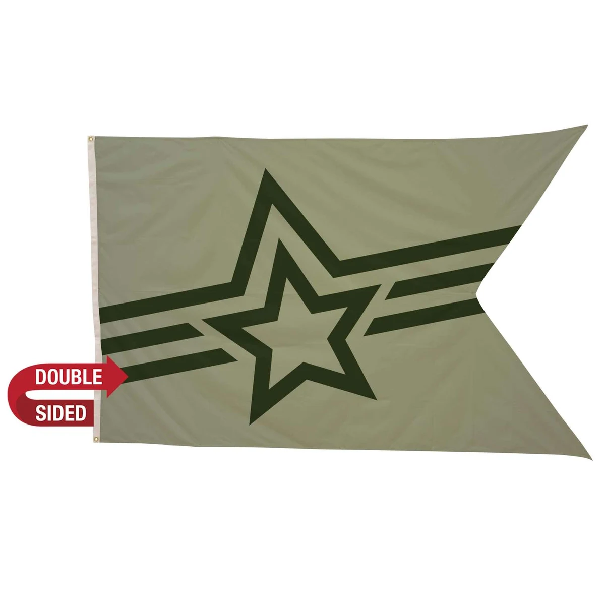 5' x 8' Polyester Guidon Flag Double-Sided 1