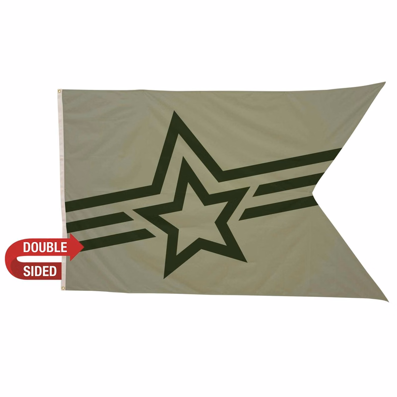 5' x 8' Polyester Guidon Flag Double-Sided