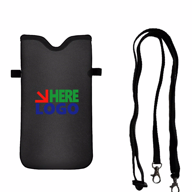 Portable Crossbody Phone Pouch Neck Strap