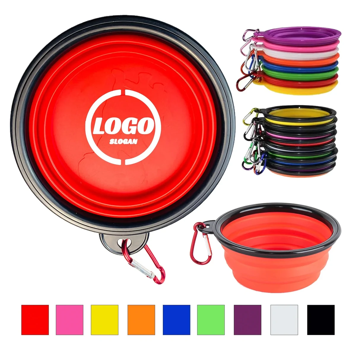 12 oz Portable Pet Bowl With Hook 1