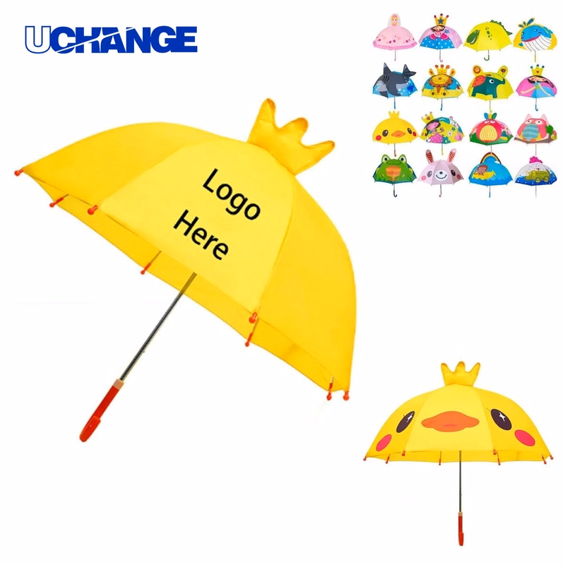 Children Portable Dome Umbrella Kid-Friendly Rain Gear