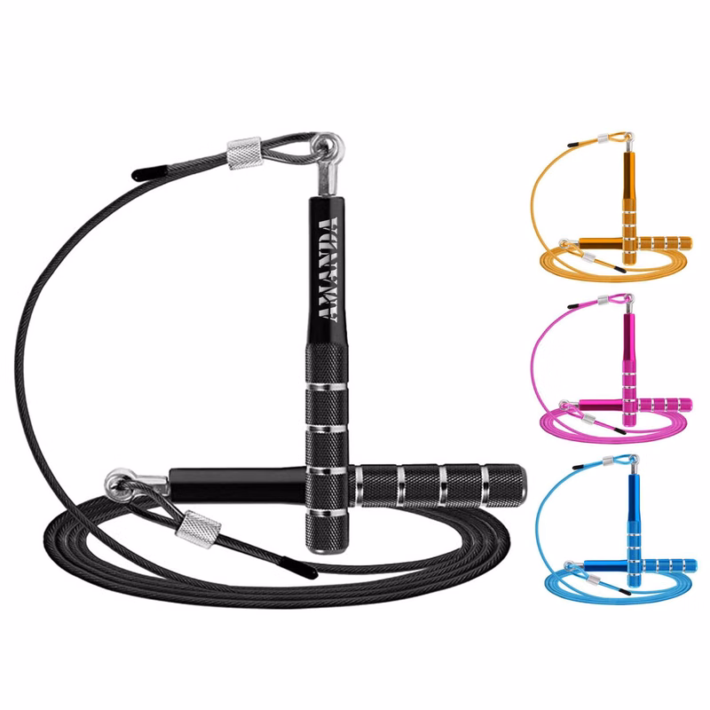 Durable Aluminum Handle Steel Wire Jump Rope