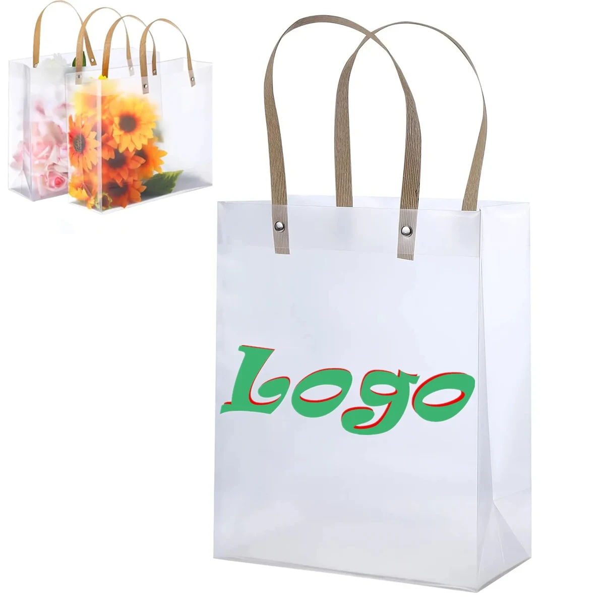 Clear Gift Tote Bags 1