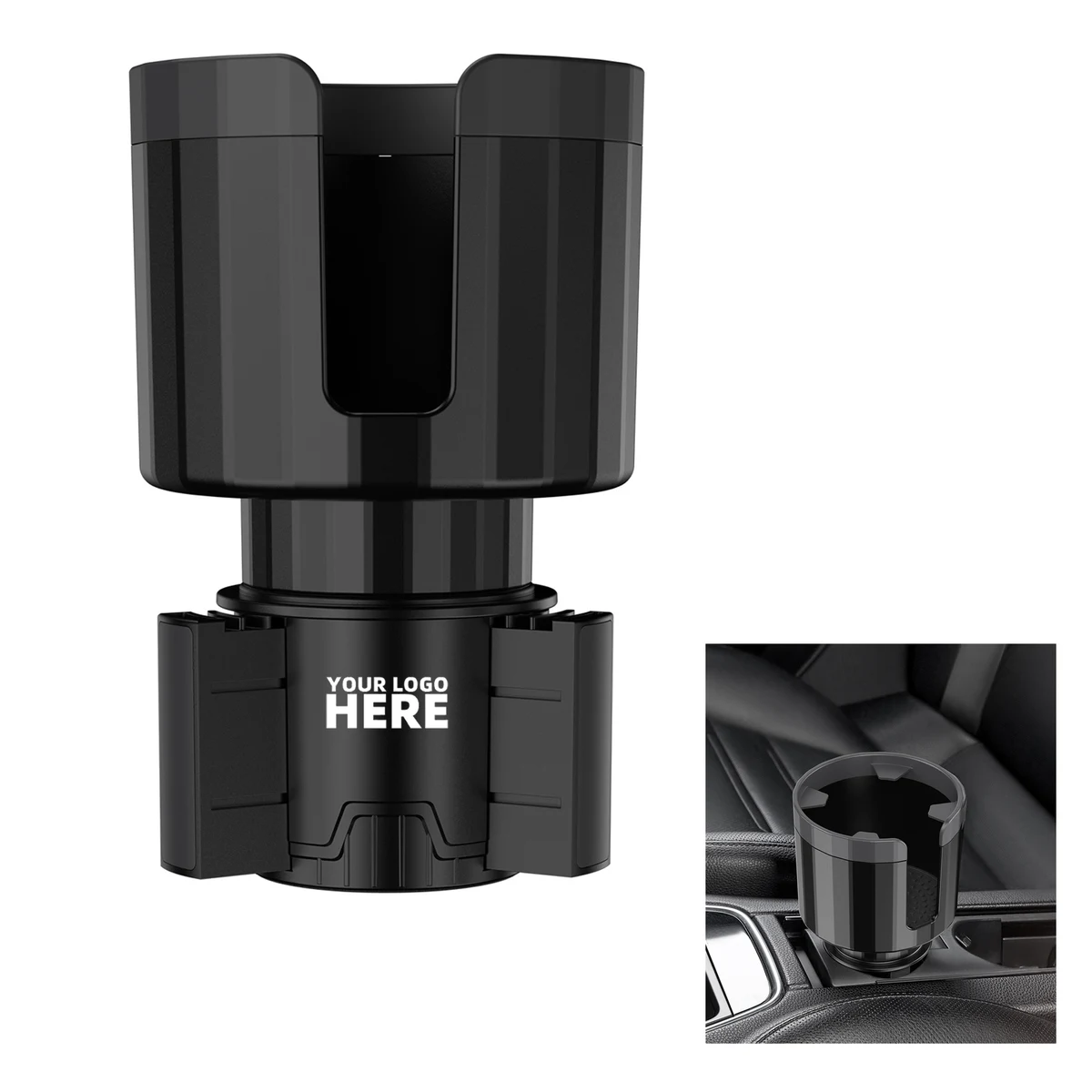 Car Cup Holder Expander With Adjustable Base 1
