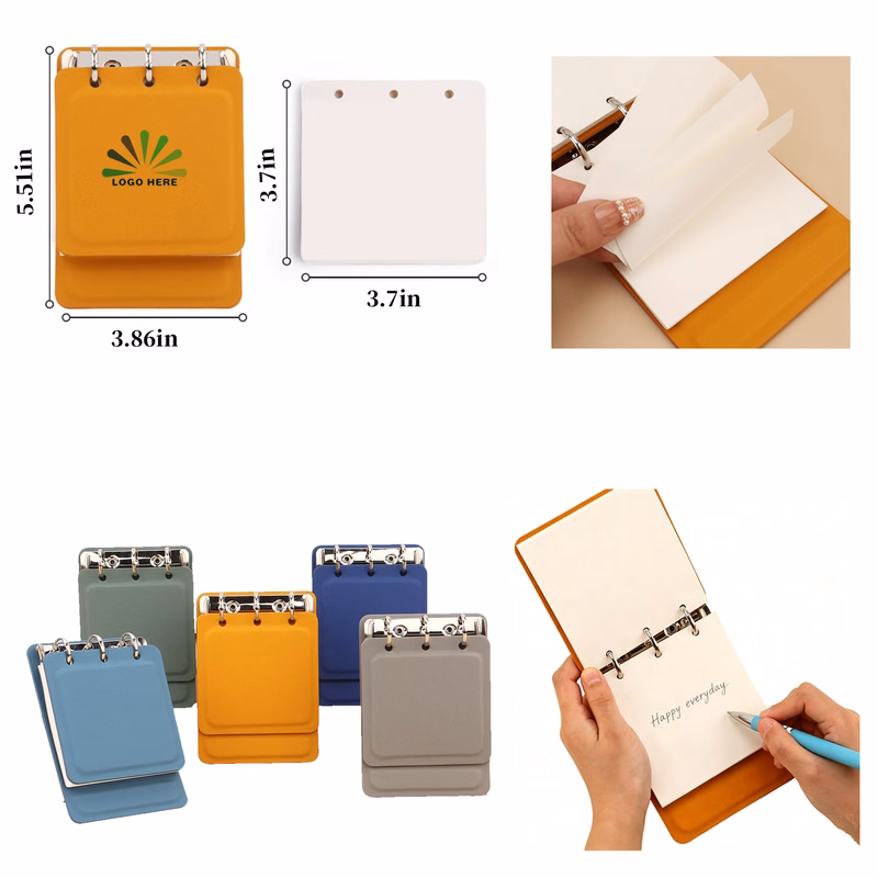 Portable Pocket Loose-Leaf Notebook