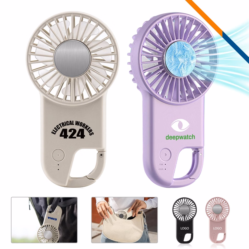 Garet Ice Cooling Carabiner Handheld Fan