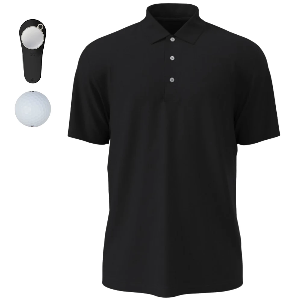 PGA TOUR® Men's Polo Shirt, Srixon® Golf Balls & Pitchfix® 2.5 Divot Tool Gift Set 1