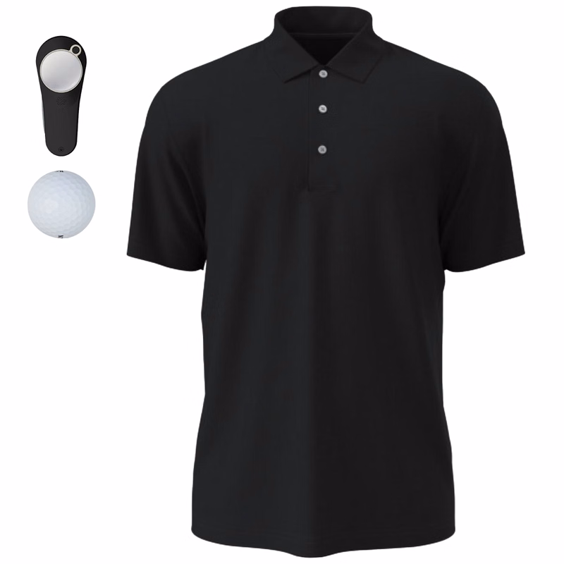 PGA TOUR® Men's Polo Shirt, Srixon® Golf Balls & Pitchfix® 2.5 Divot Tool Gift Set