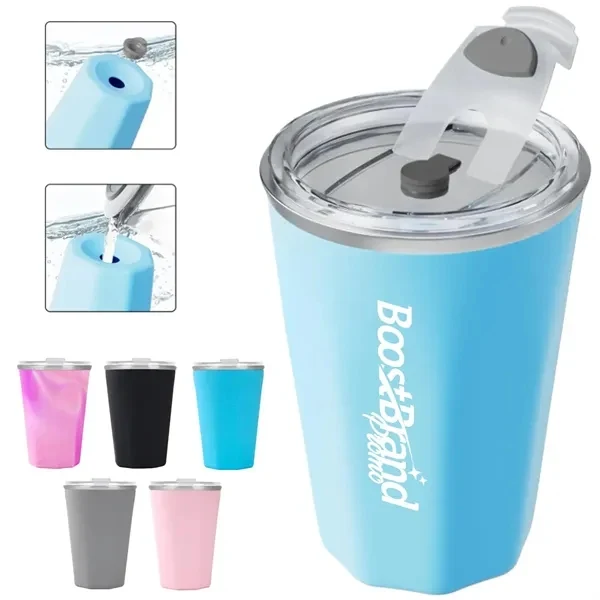 Custom 11 oz Insulated Travel Tumbler with Spill-Resistant Lid — Daily Commute Essential 1