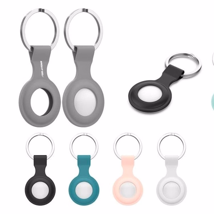 Silicone AirTag Protector Case with Keychain
