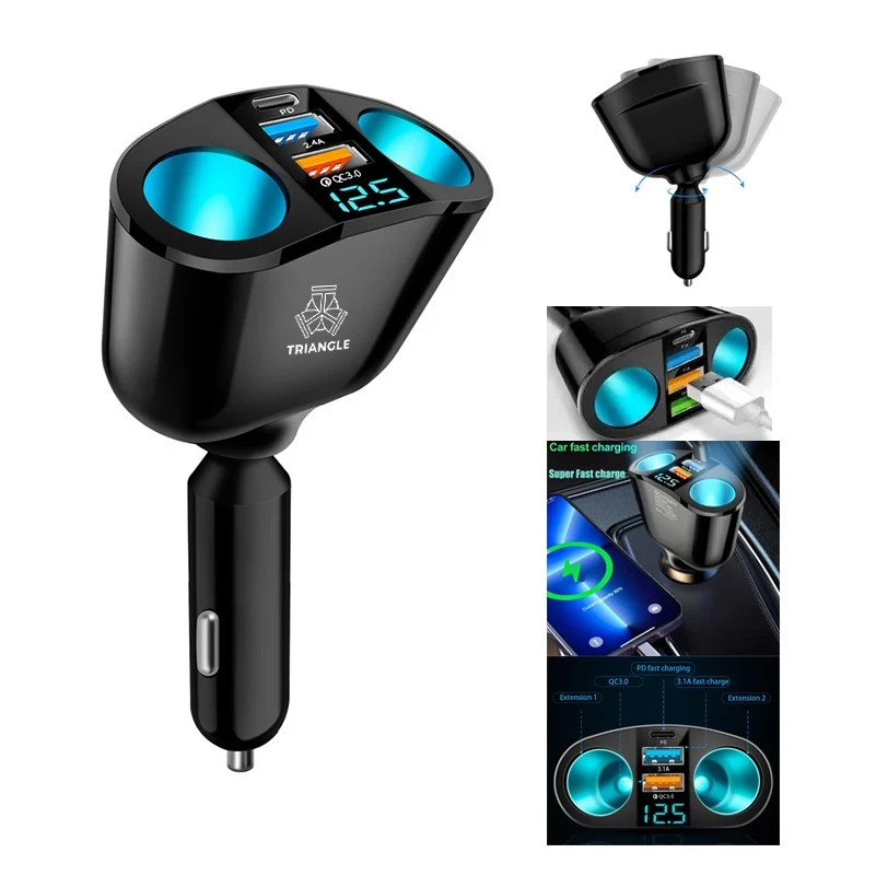 Dual-port Car Charger Adapter 1
