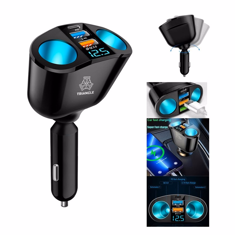 Dual-port Car Charger Adapter