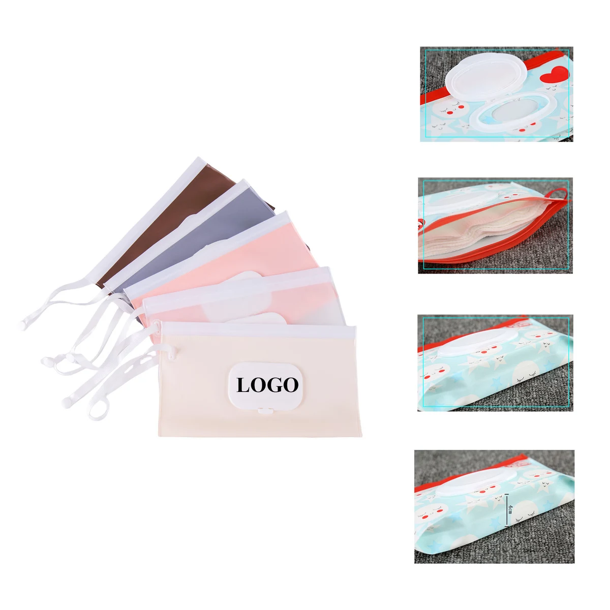 Portable Baby Wipes Storage Bag 1