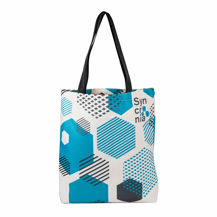 Medium Wide Bottom PolyPro Handle Gusset Tote (16.5"H x16.5"W x 3"D)