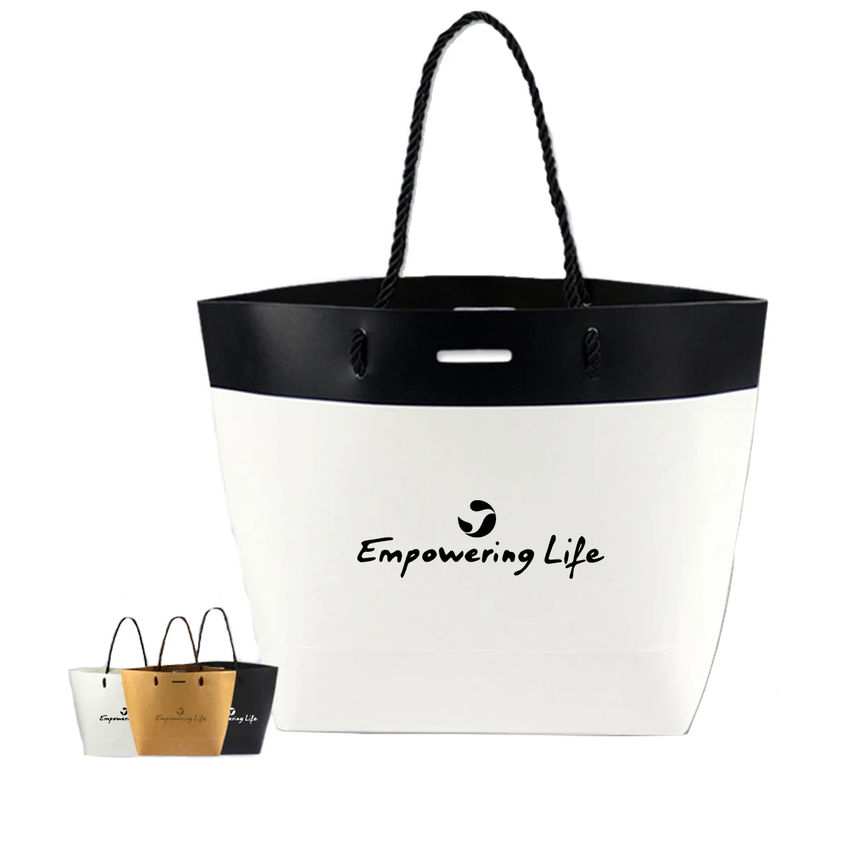 Natural Kraft Paper Tote Bag 1