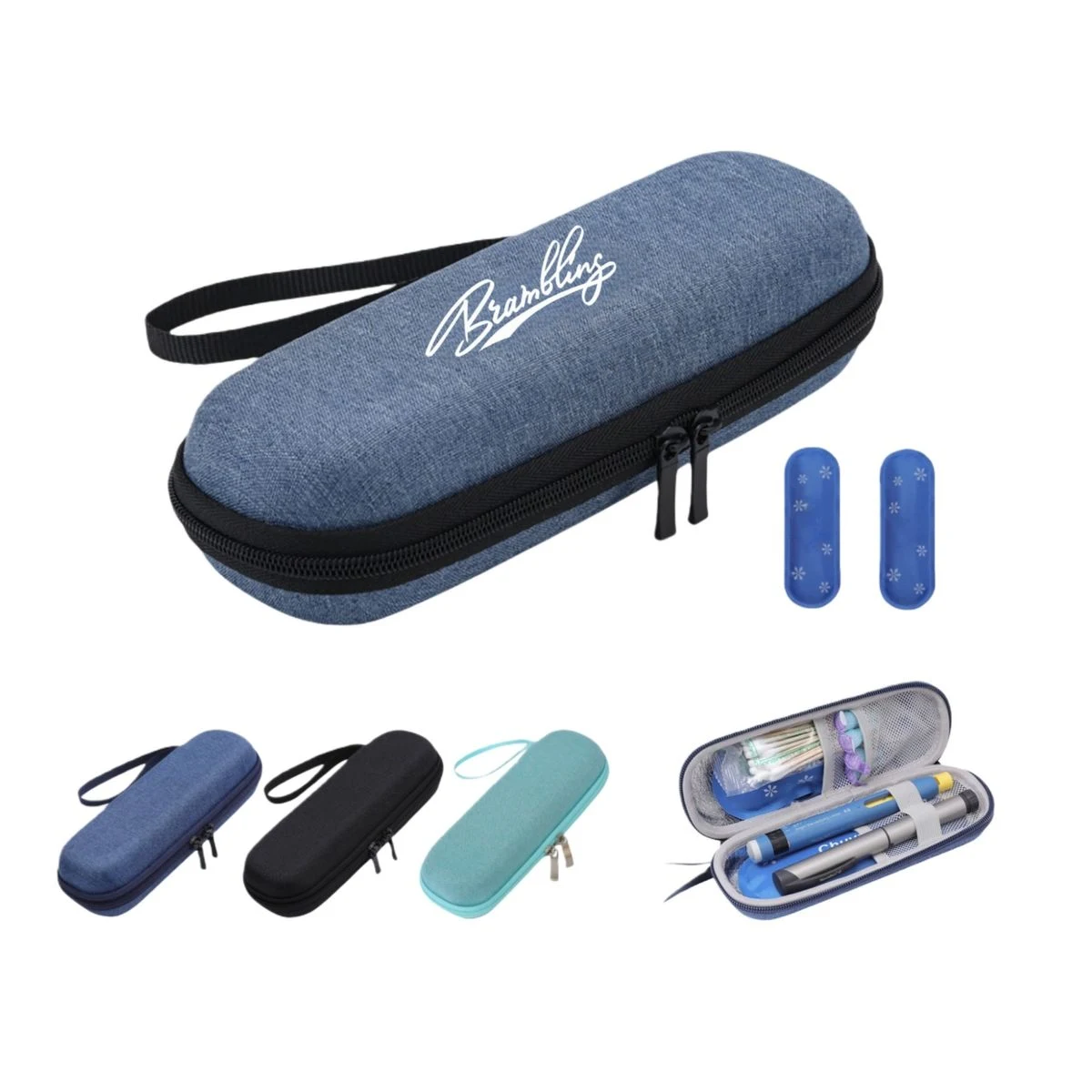 Insulin Cooler Travel Case With 2 Reusable Ice Pack 1