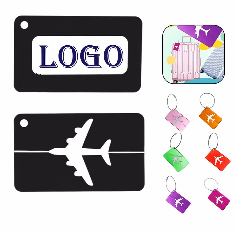 Aluminum Aircraft Luggage Tag