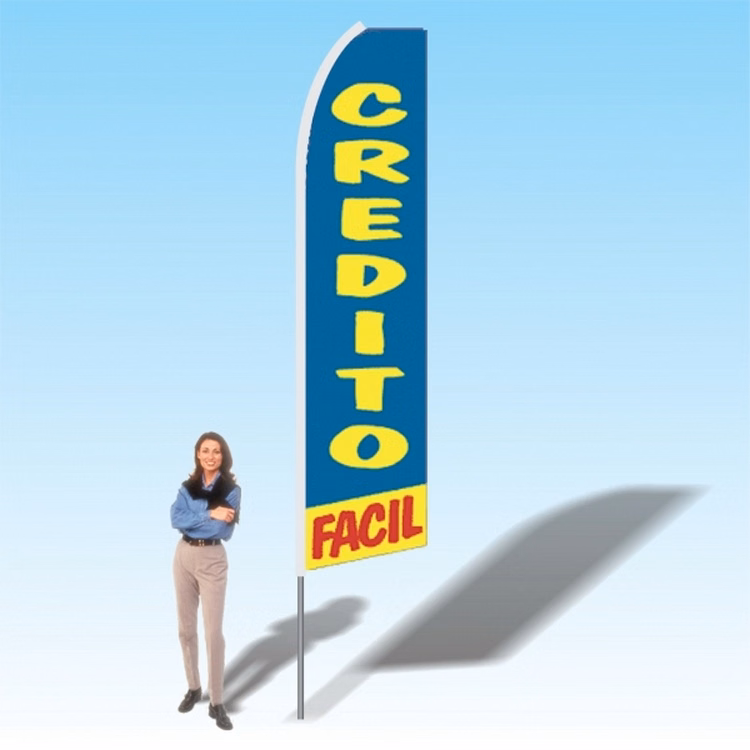 15FT Credito Facil Easy Credit Advertising Banner Flag