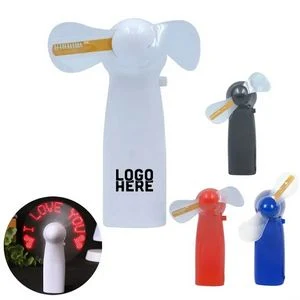 Mini LED Message Fan 1