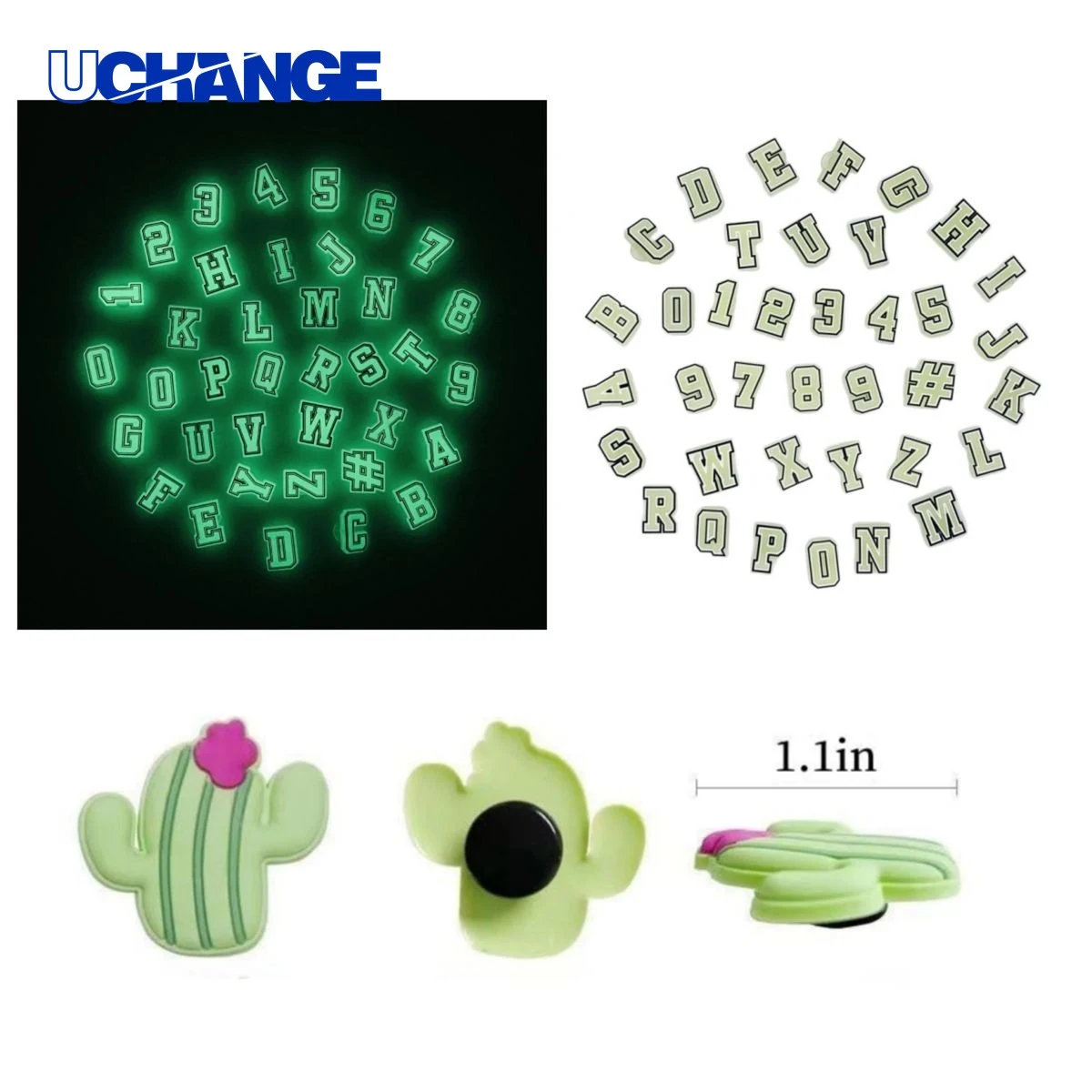 Custom Glowing Shoe Charm Decoration 1