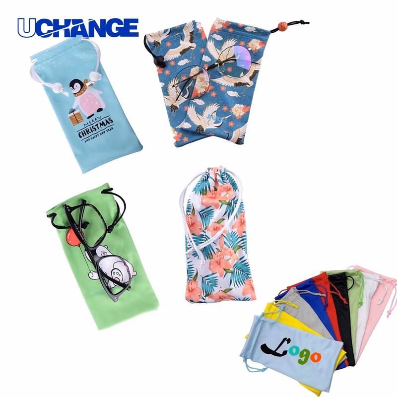 Eyewear Full Color Microfiber Eyeglasses Pouch Organizer
