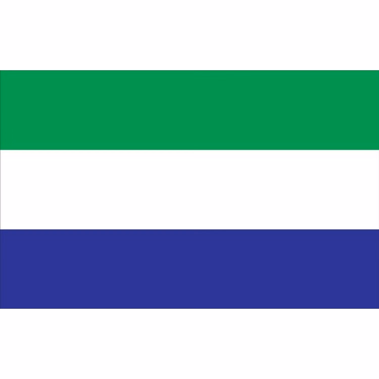 Sierra Leone Flag - 2' x 3' - Nylon