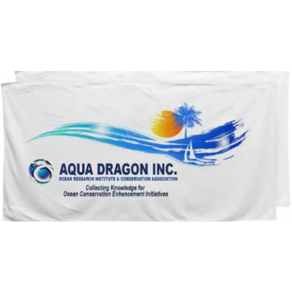 Sublimated Half Bleed Velour Cotton Blend Beach Towel, 30x60 1