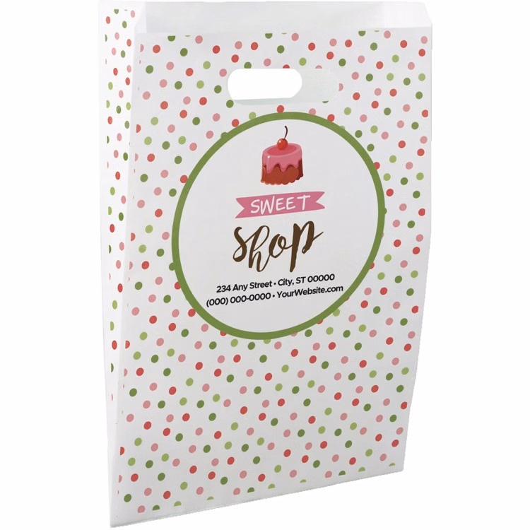 Christmas Scatter Design 1 Merchant Paper Bags (9" x 13" x 2.5")